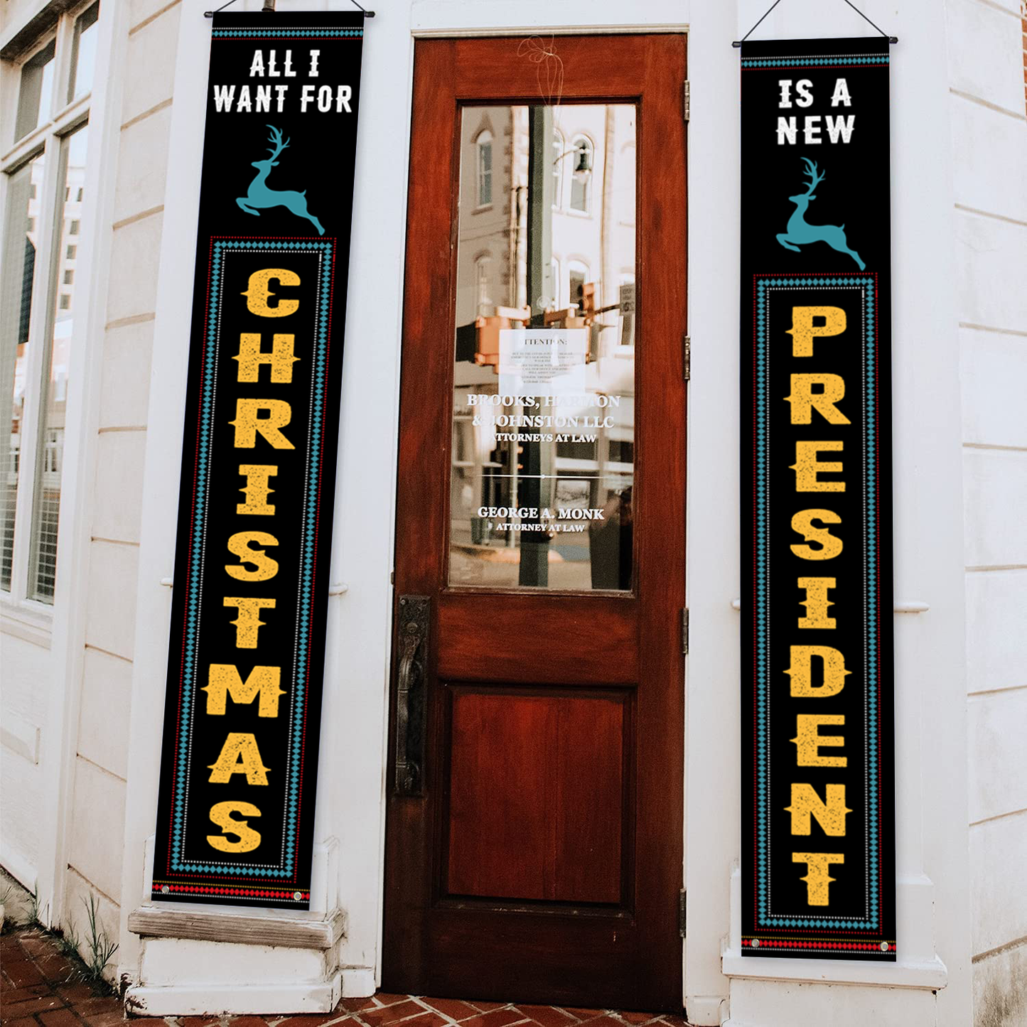 All I Want For Christmas Porch Yard Flag 3