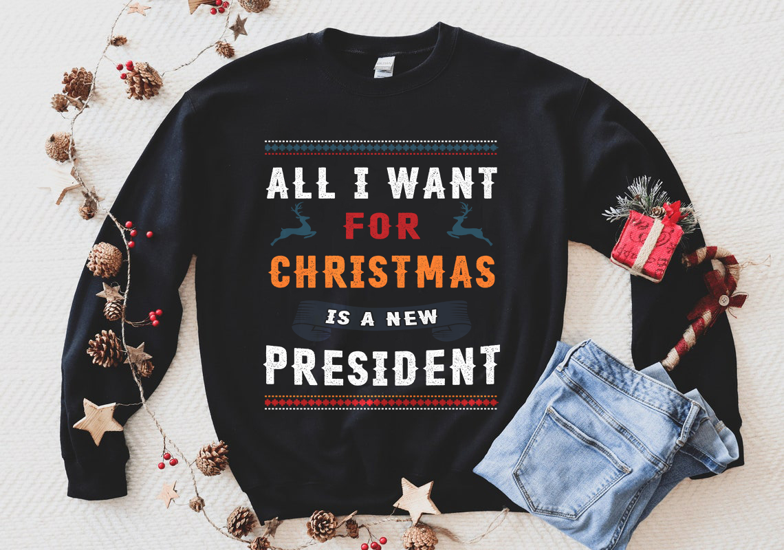 All I Want For Christmas Ugly Sweater 3