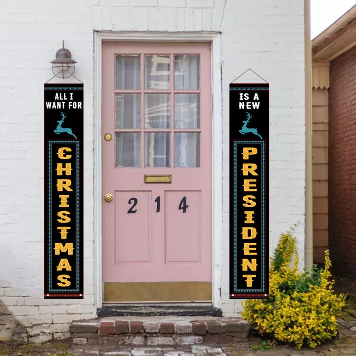 All I Want For Christmas Porch Yard Flag 3