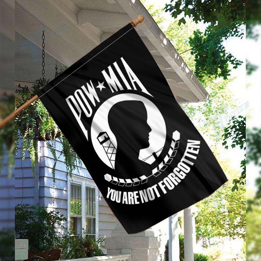 POW MIA - You Are Not Forgotten House Flag