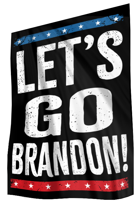 Stars and Stripes - Let's Go Brandon House Flag