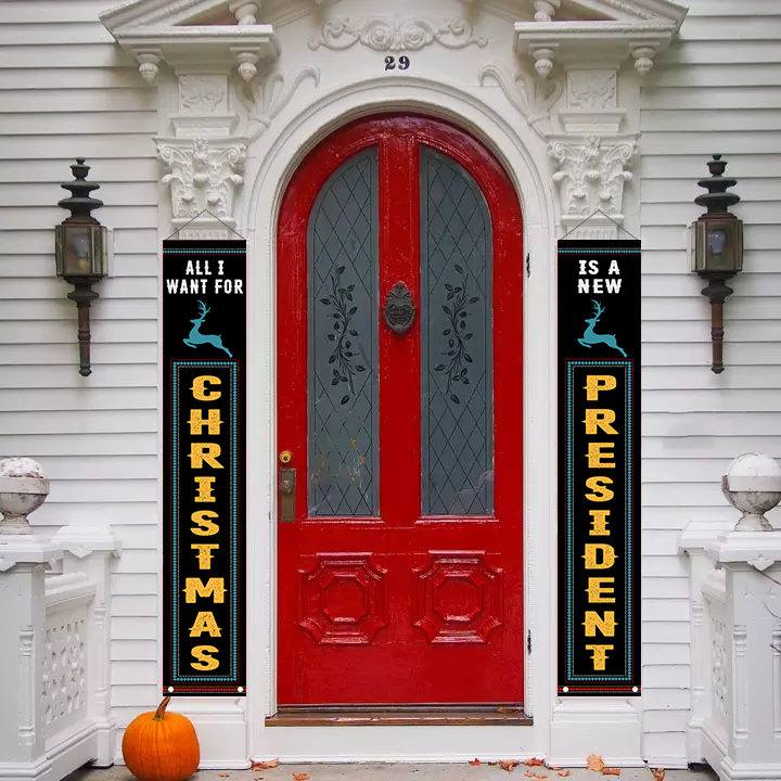 All I Want For Christmas Porch Yard Flag 3