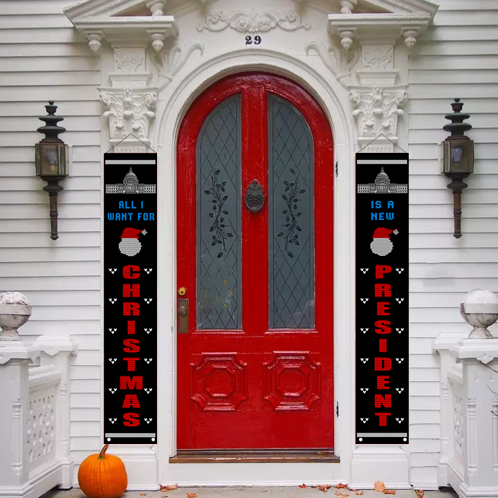 All I Want For Christmas Porch Yard Flag 2