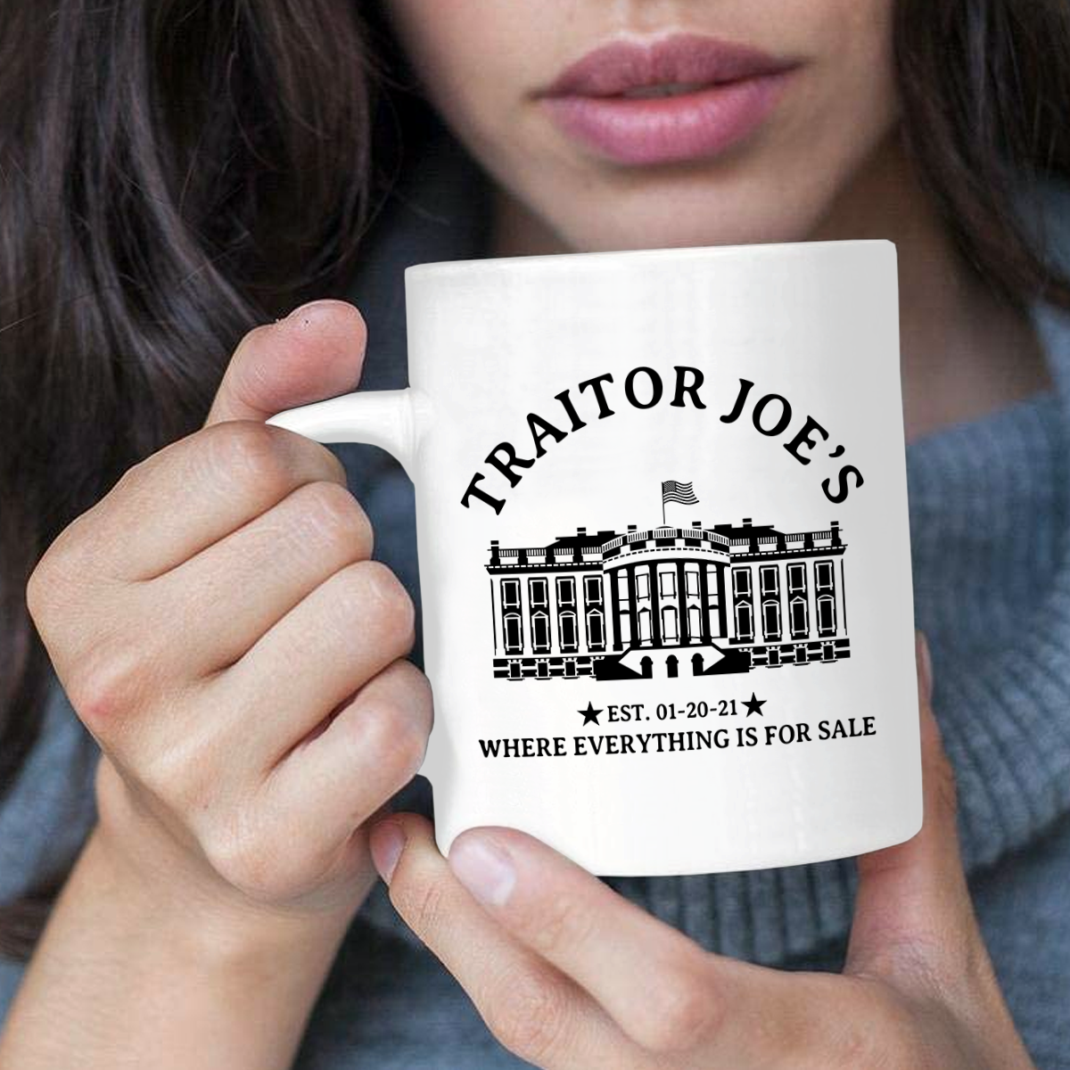 Traitor Joe 11 oz. White Mug