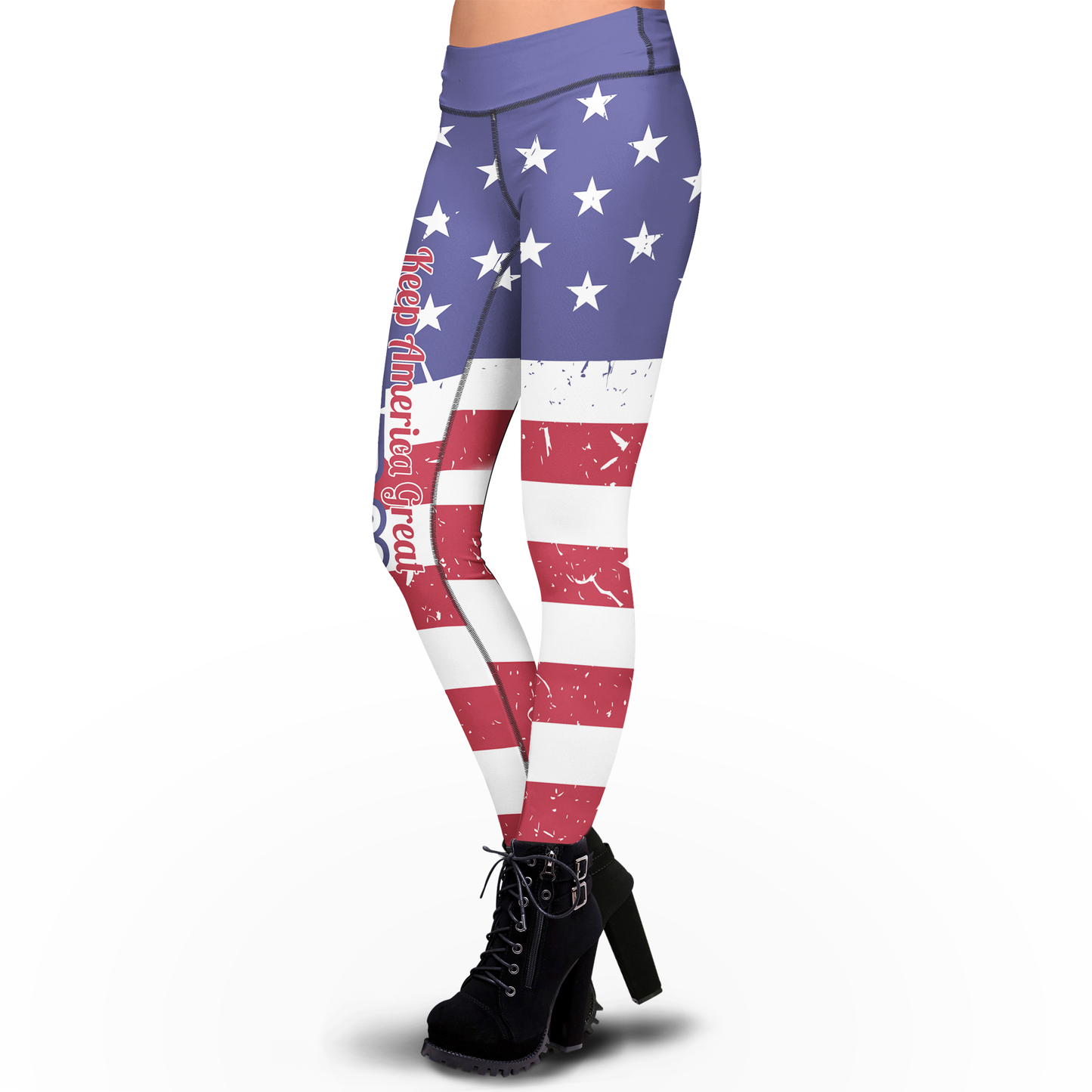 Pre-Release Keep America Great Trump 2024 USA Colors - Sublimation Leggings