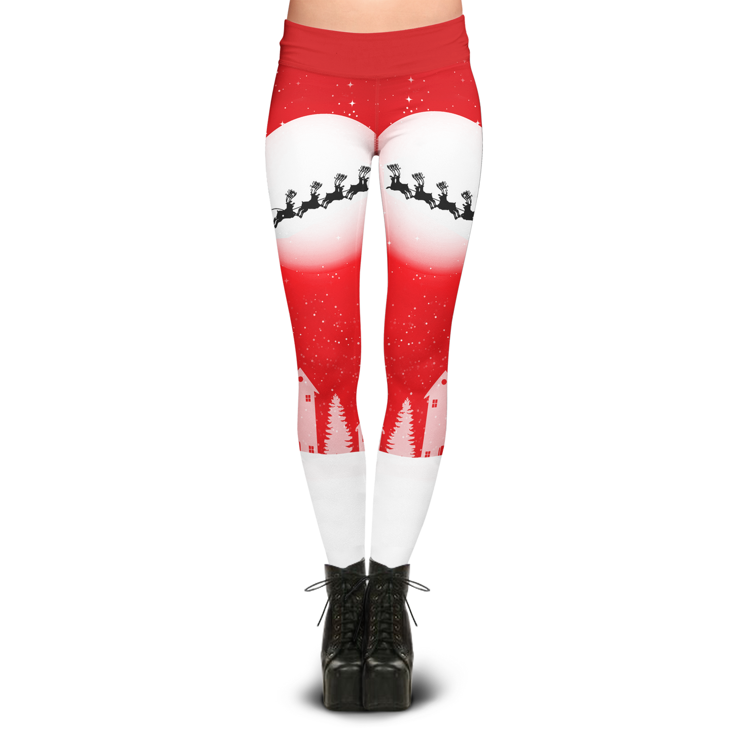 Santa in the Sky Leggings