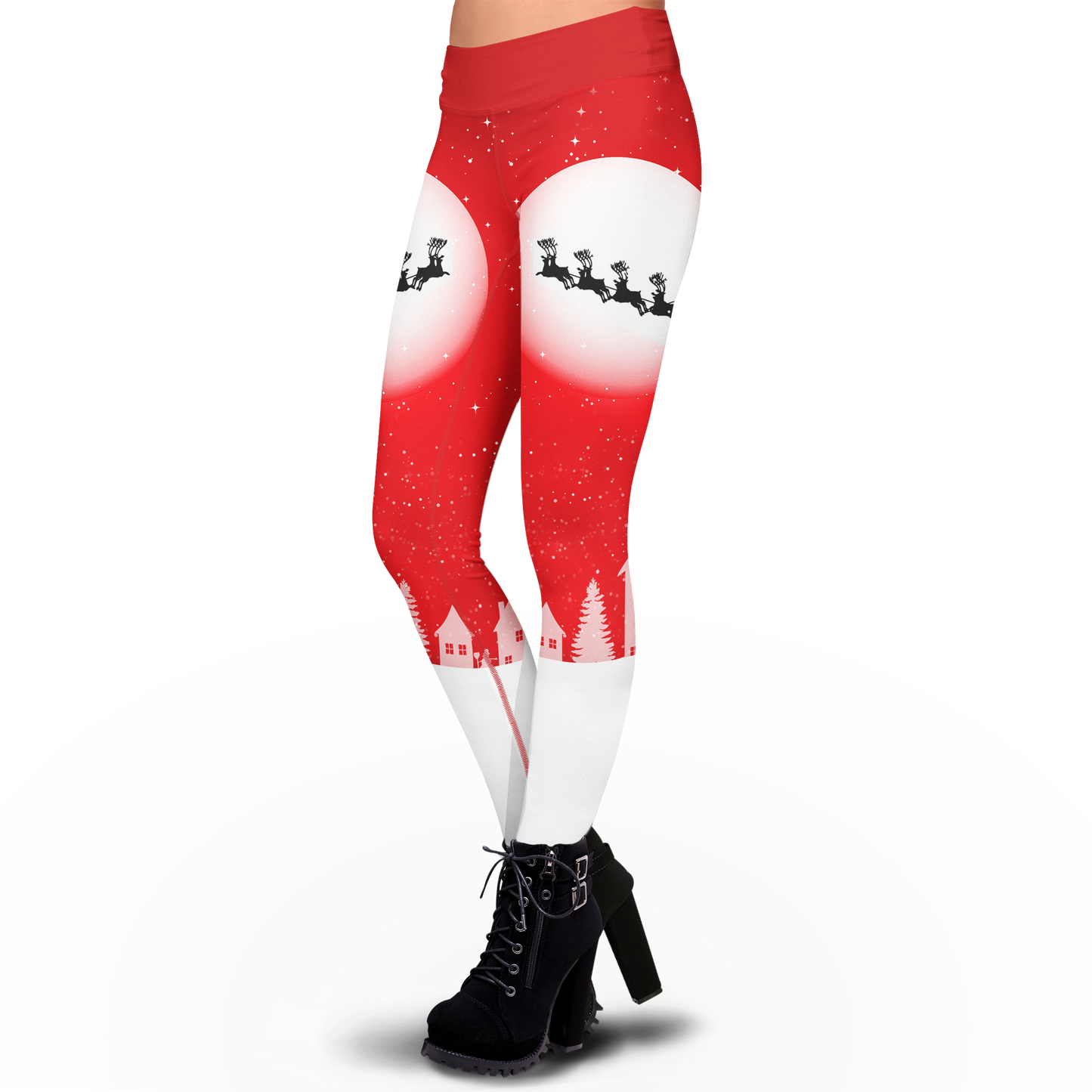 Santa in the Sky Leggings