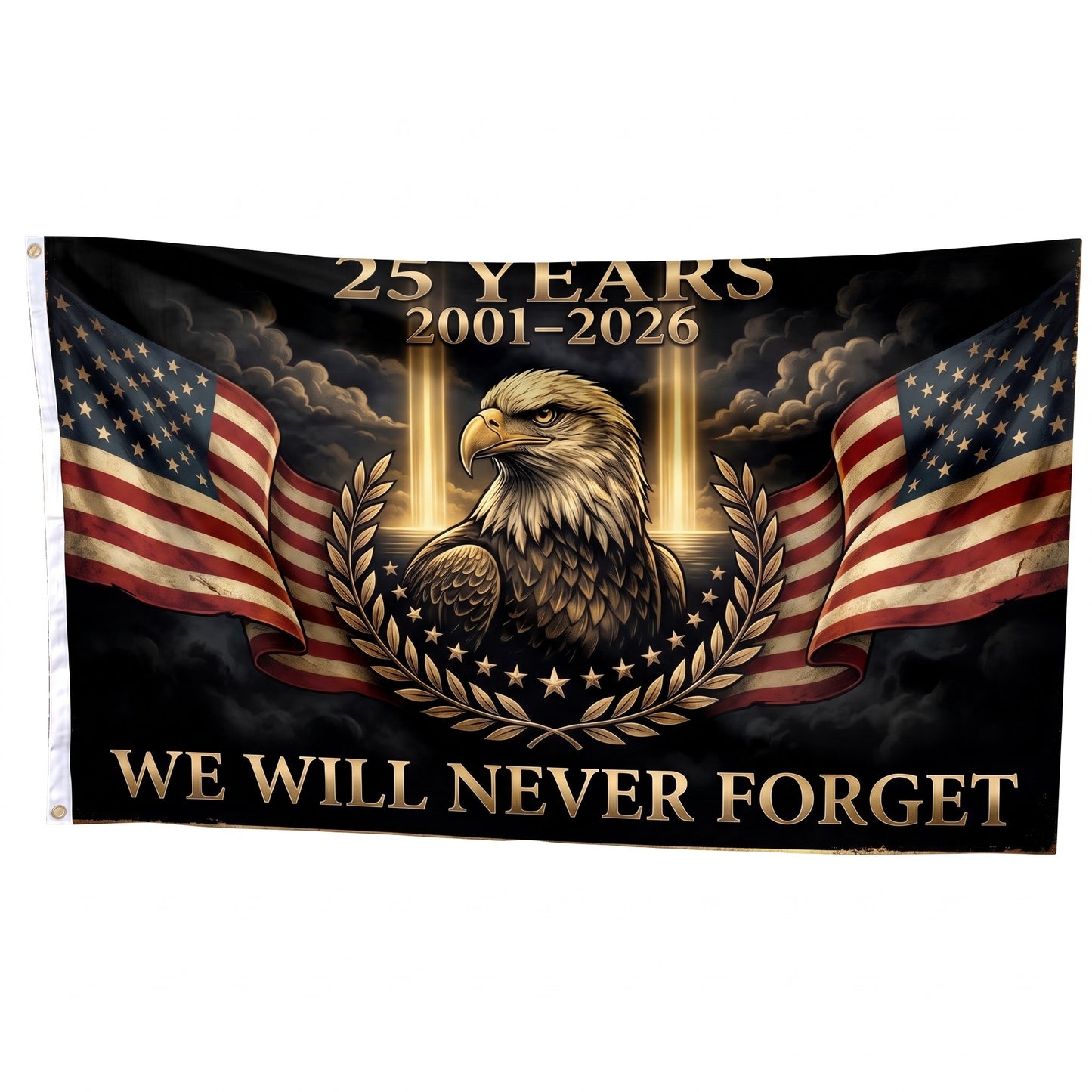 Flag Straight - 9-11 25th Anniversary