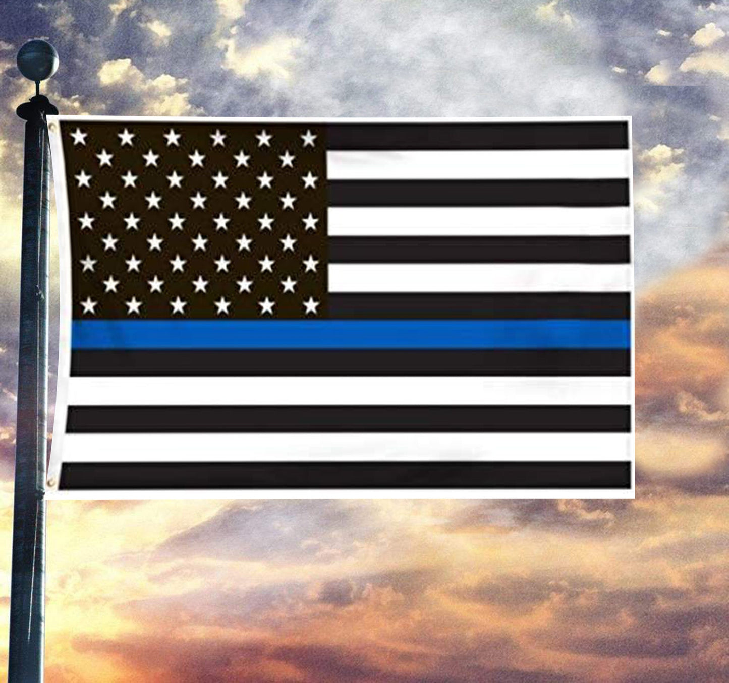 Thin Blue Line Flag