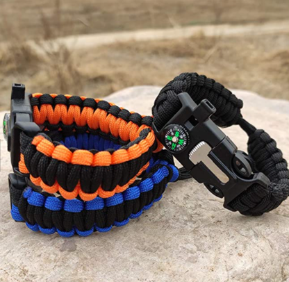 Survival Paracord Bracelet High Quality for Outdoor