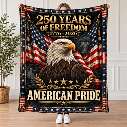 250 Years of Freedom American Pride Blanket