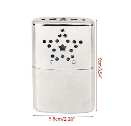 RTL Steel Hand Warmer Portable Heater and Reusable Pocket Handy