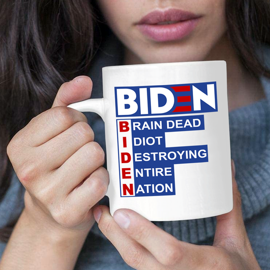 Biden Meaning 11 oz. White Mug