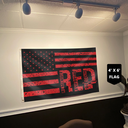 Remember Everyone Deployed American Flag