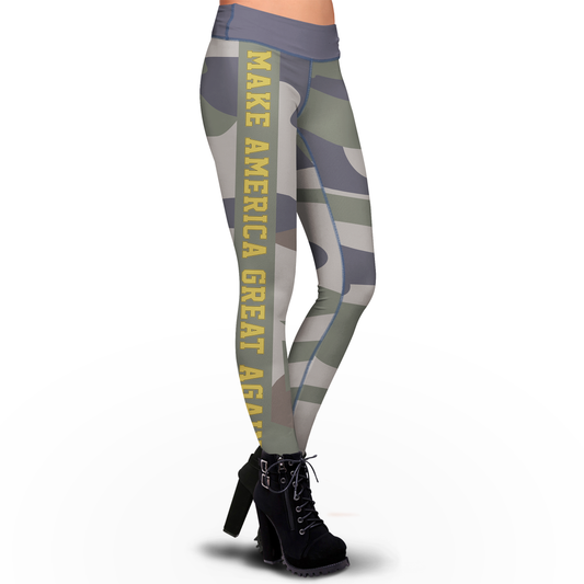 Pre-Release Limited Edition Trump 2020 MAGA - Camouflage - Leggings