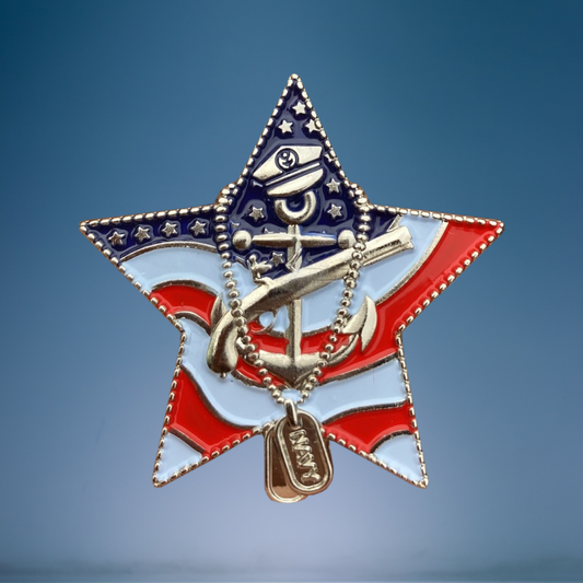 US Navy Veteran Pin