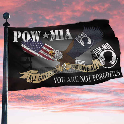 Remember Everyone Deployed American and POW MIA Flag - 2-Pack Bundle