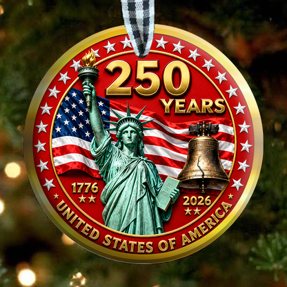 250 Years Circle Ornament