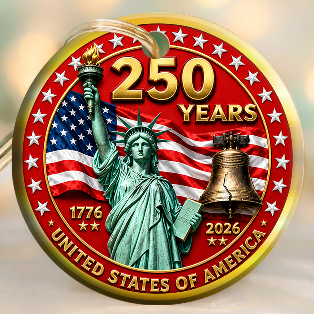 250 Years Circle Ornament