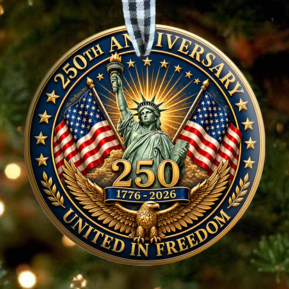 250th Anniversary Circle Ornament