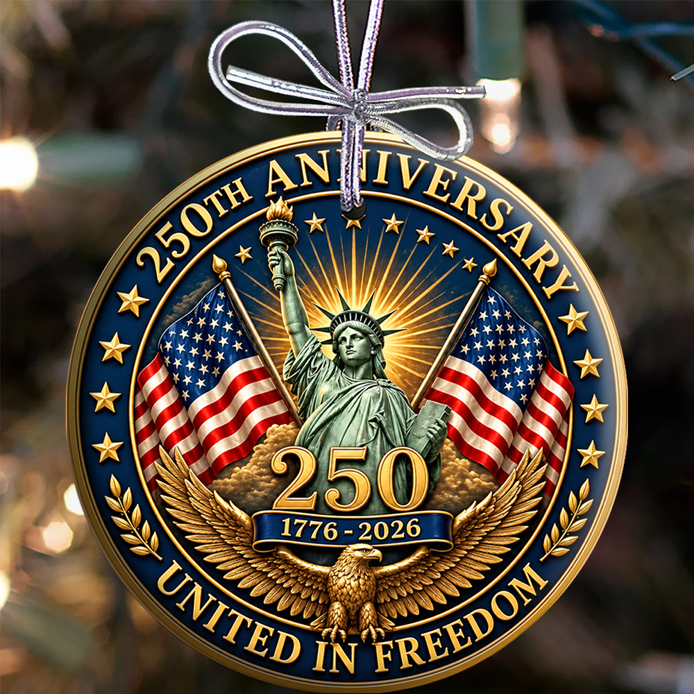 250th Anniversary Circle Ornament