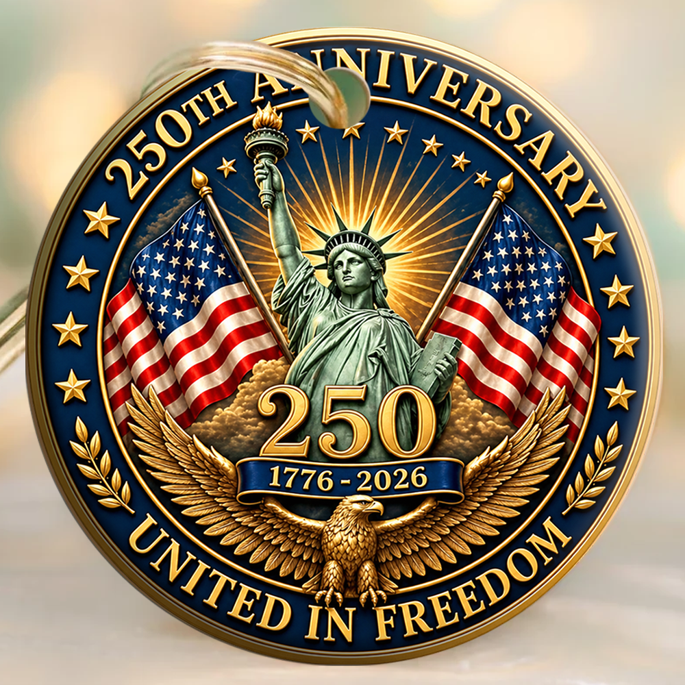 250th Anniversary Circle Ornament