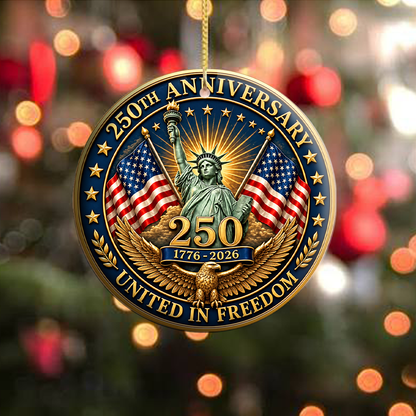250th Anniversary Circle Ornament