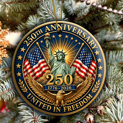 250th Anniversary Circle Ornament