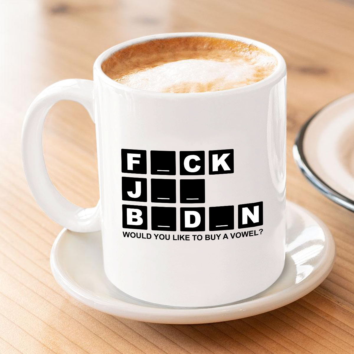 FJB Wheel of Fortune 11 oz. White Mug