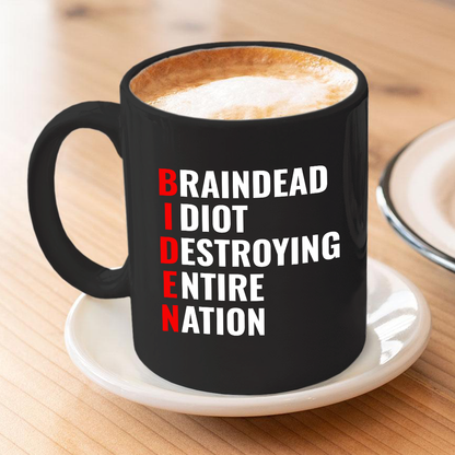Braindead Phonetics 11 oz. Black Mug
