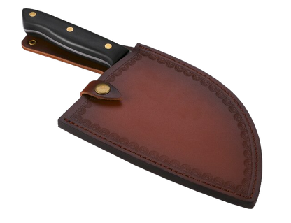 High Carbon Butcher Bone Chopper Knife - Traditional Handmade Forged Knife