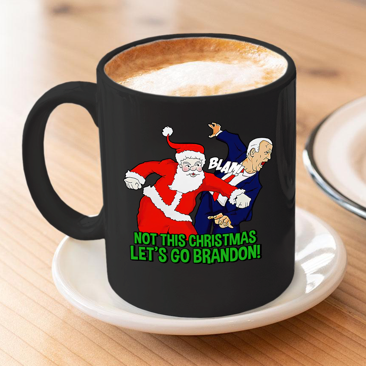 Not This Christmas 11 oz. Black Mug