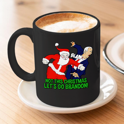 Not This Christmas 11 oz. Black Mug