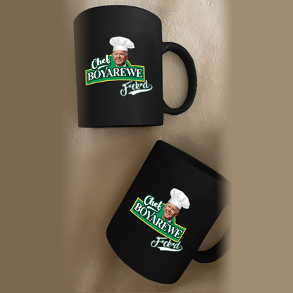 Chef Boyarewe 11 oz. Black Mug