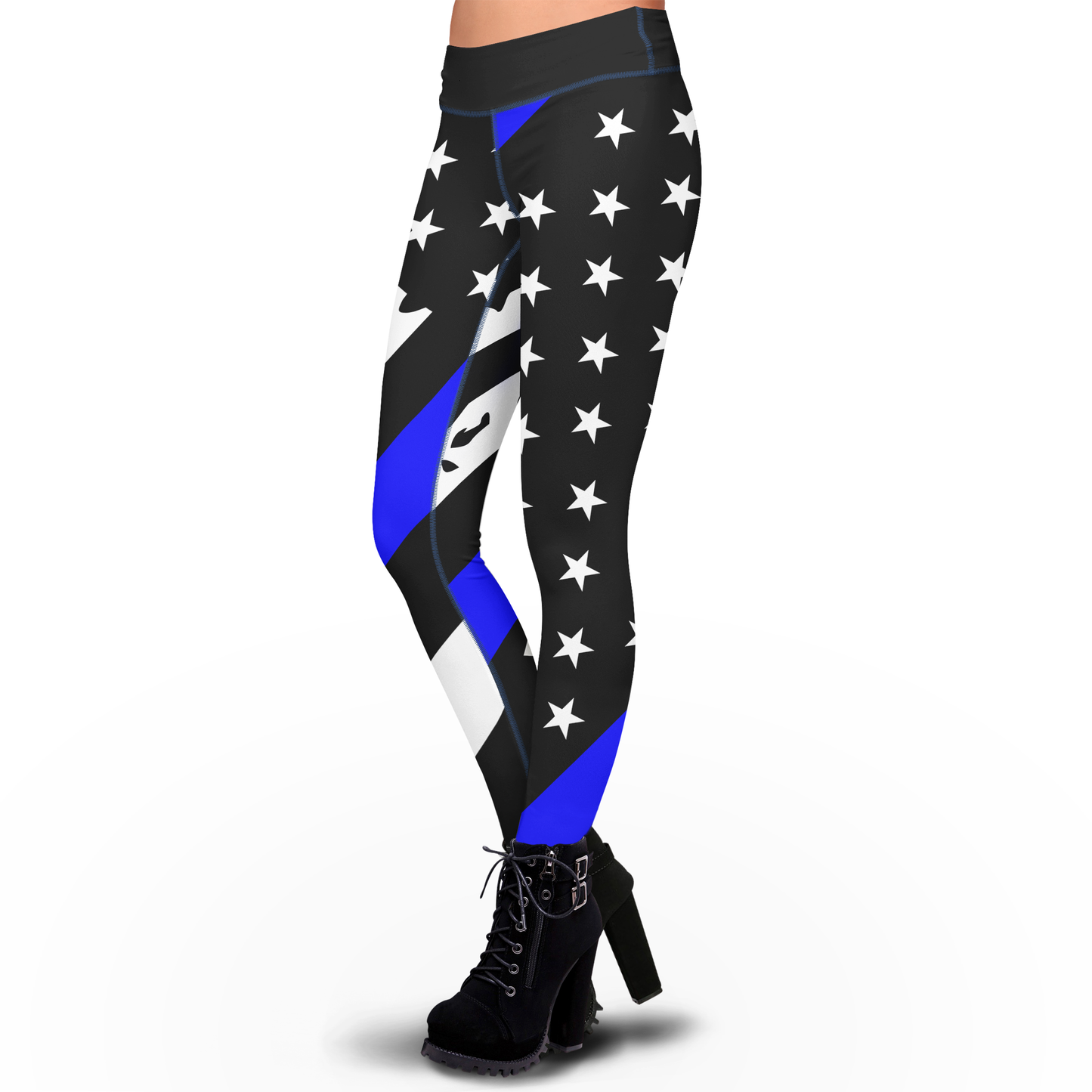 Pre-Release Thin Blue Line - Sublimation Leggings