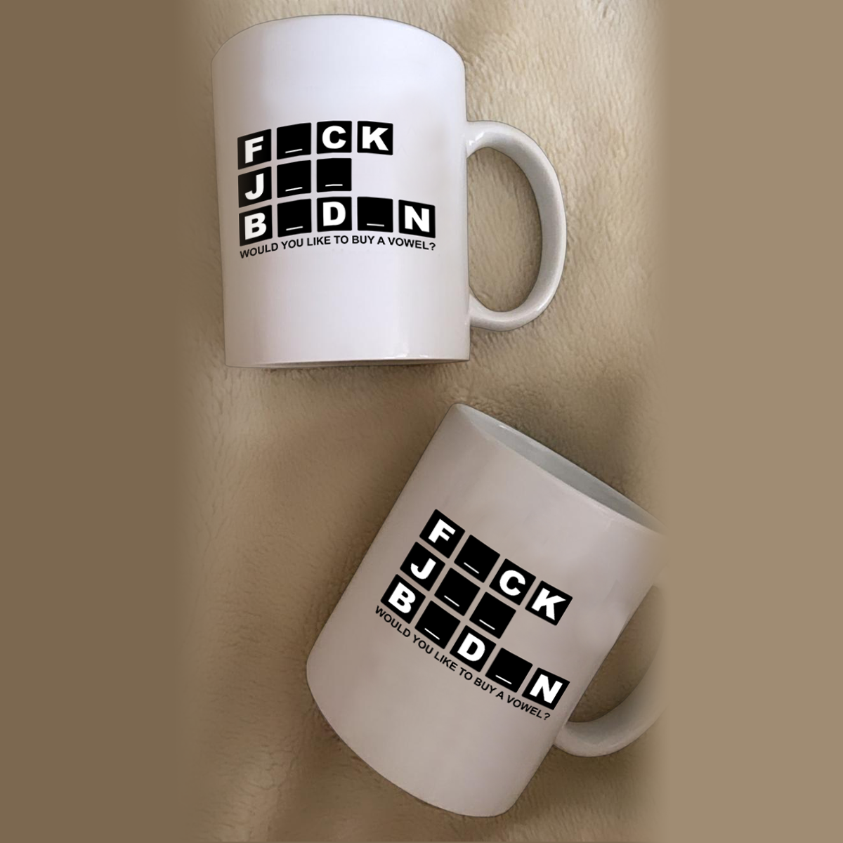 FJB Wheel of Fortune 11 oz. White Mug