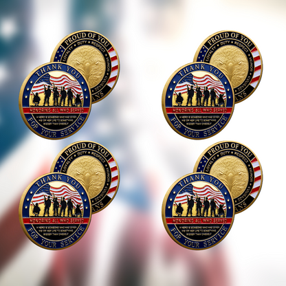 Honoring All Who Served - Veteran Coin - Buy More, Save More Bundle