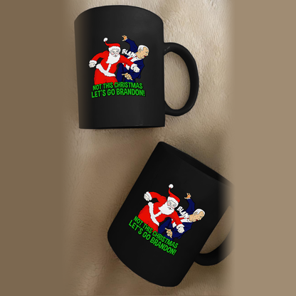 Not This Christmas 11 oz. Black Mug
