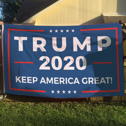 Trump 2020 KAG Flag +Trump 2020 Pin