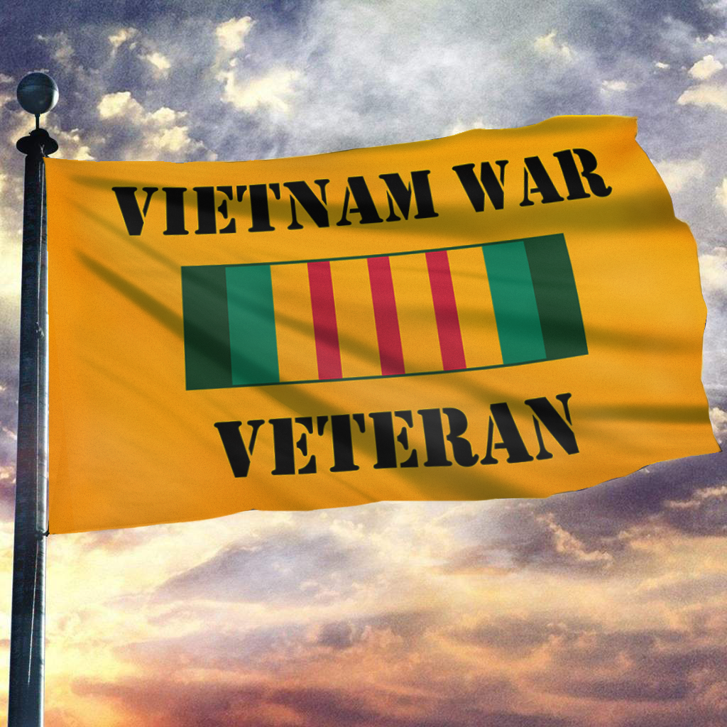 Vietnam War Veteran Flag