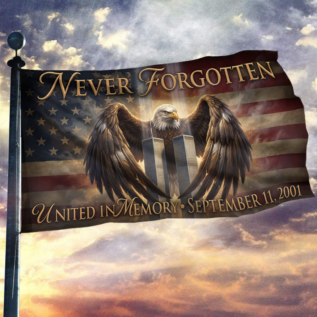 Never Forgotten - United in Memory Flag