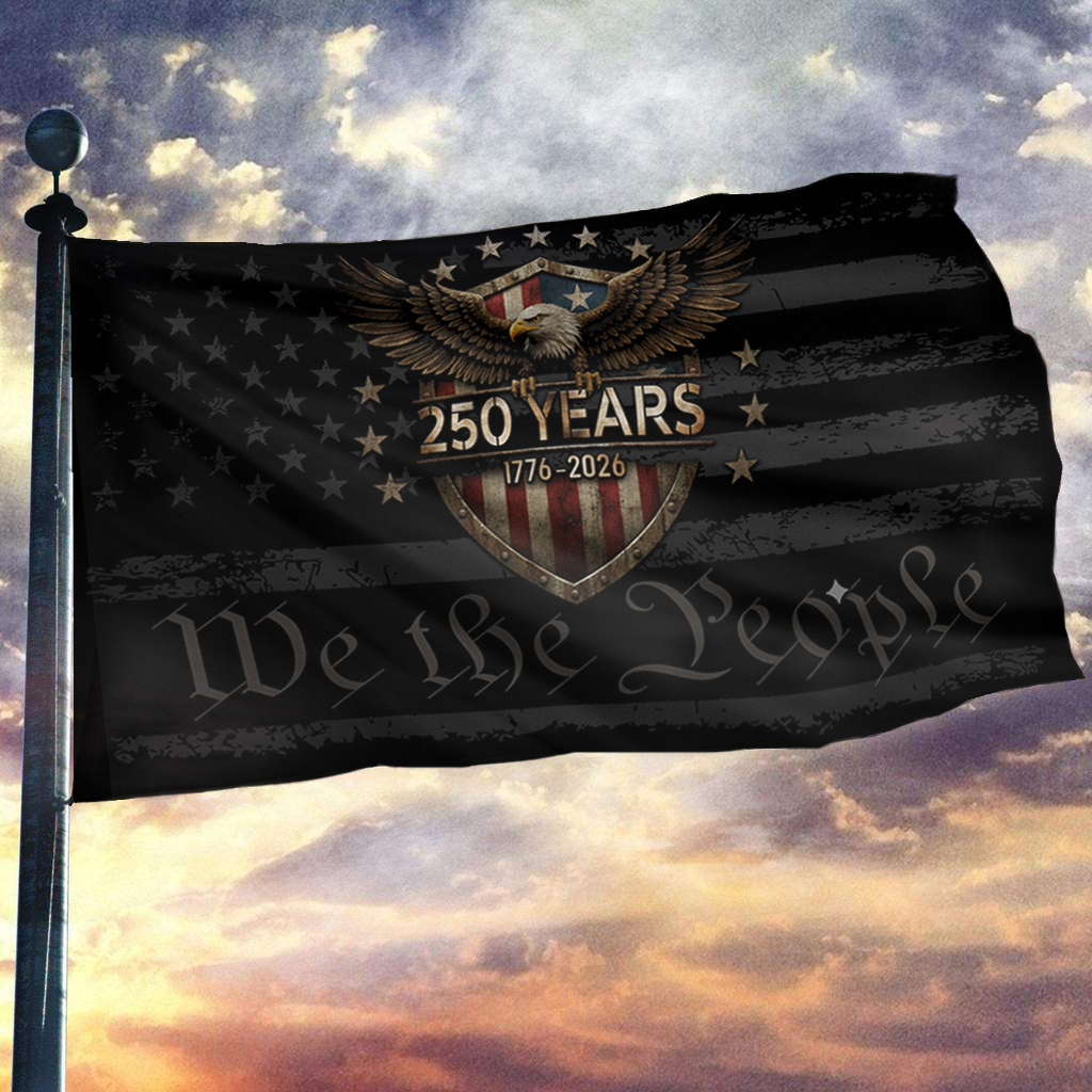 Black Banner of Liberty - We The People Flag