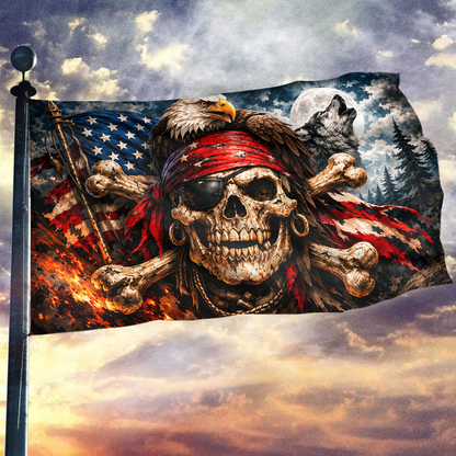 Bald Eagle Pirate Flags