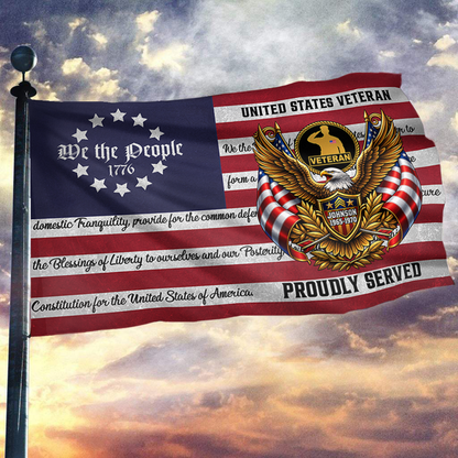 United States Veteran - We The People Flag