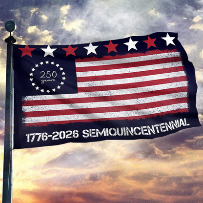 250 Years of Freedom Stars Flag