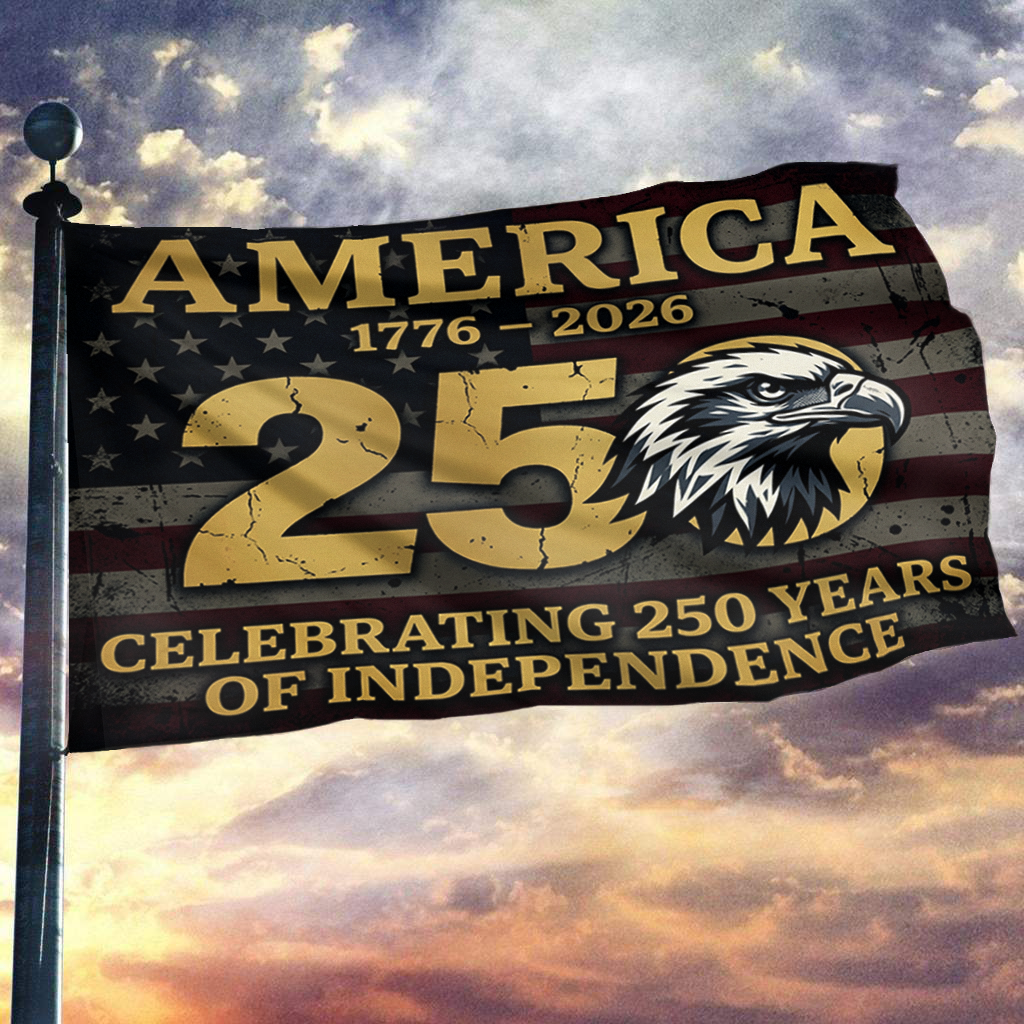 America 250 Freedom Eagle Patriotic Flag