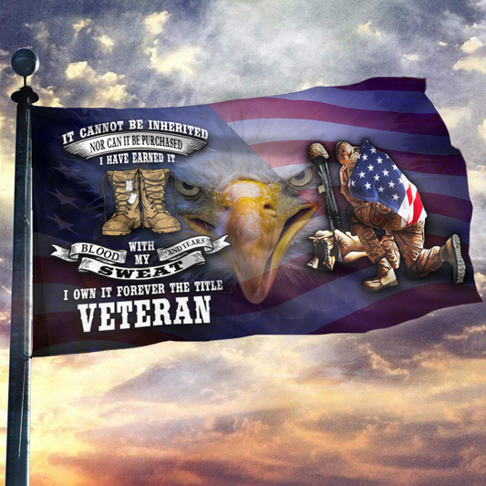 Veteran - Blood, Sweat and Tears Flag