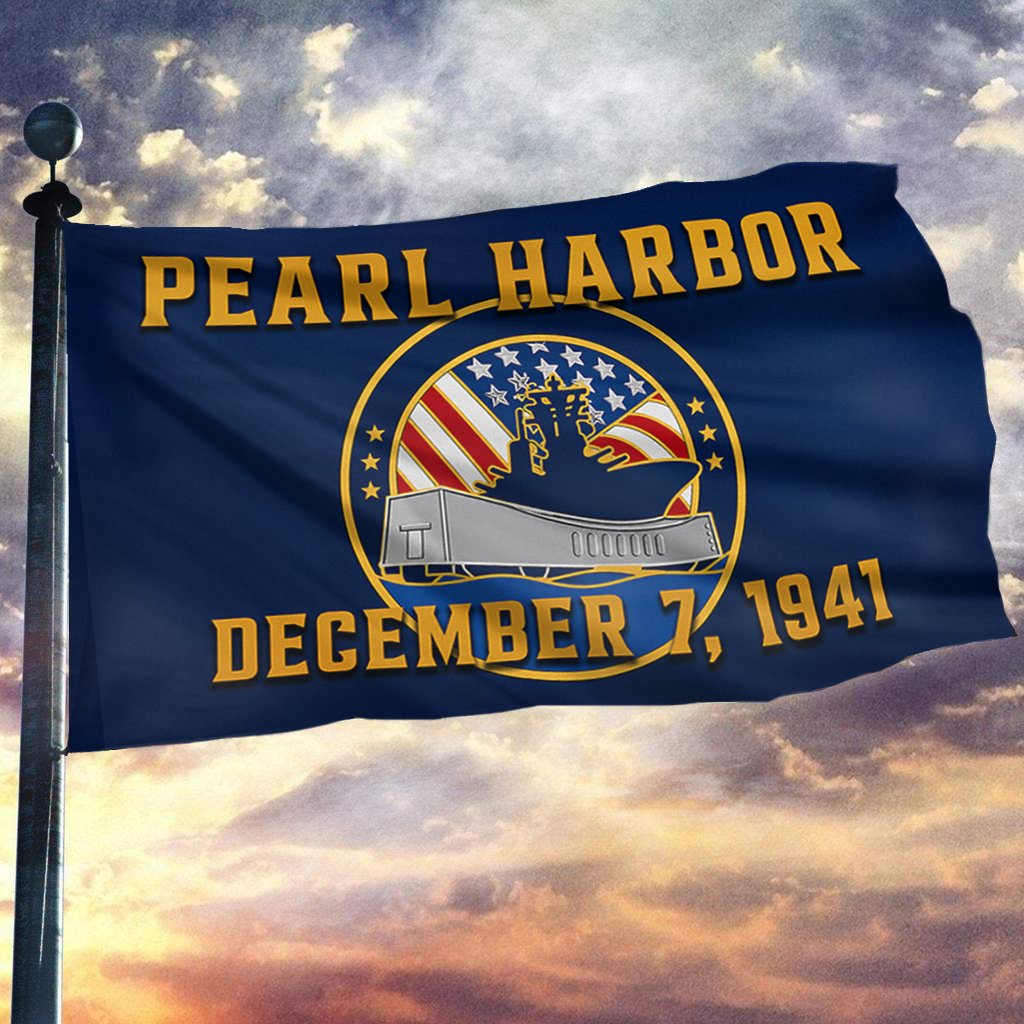Pearl Harbor December 7, 1941 Flag