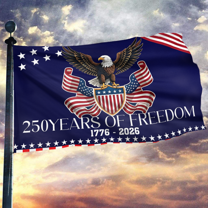 250 Years of Freedom USA Eagle Flag