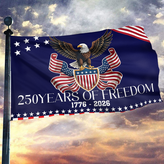 250 Years of Freedom USA Eagle Flag